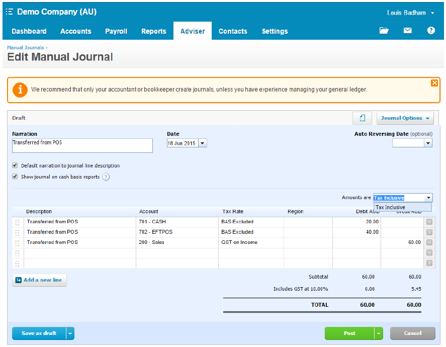 Importing to Xero File-based