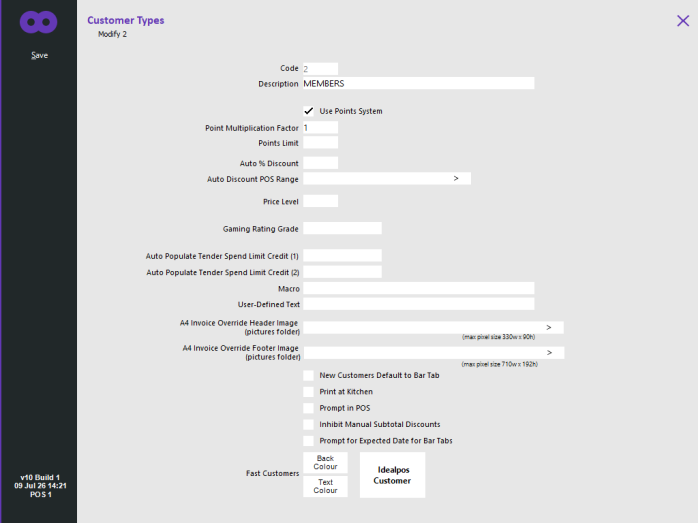 Customer Types