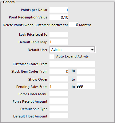 Miscellaneous Settings