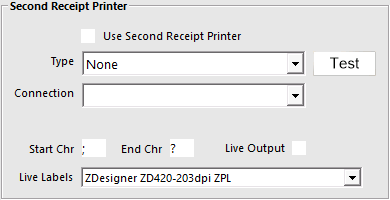 Printer Header Using Receipt Printer