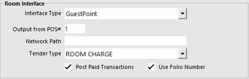 Settings for GuestPoint