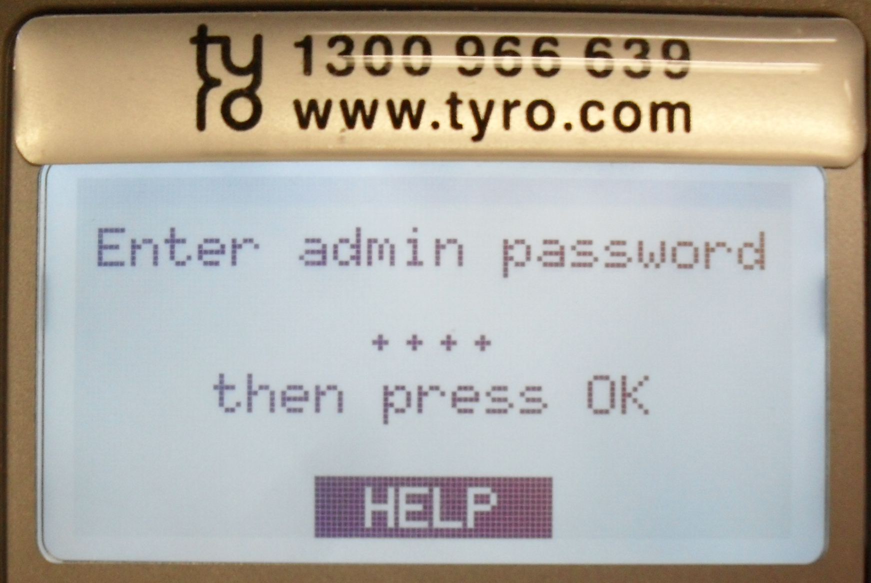 Configure Tyro
