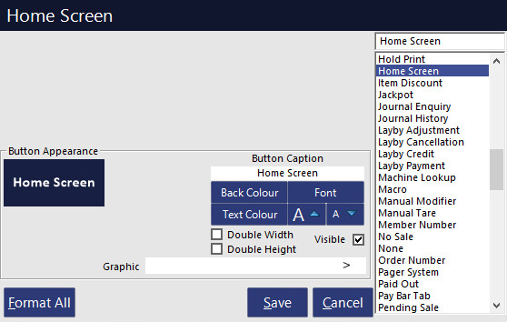 Function Home Screen Configuring the Home Screen