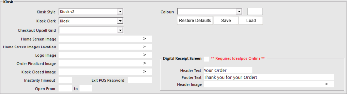 Configuring Kiosk v2