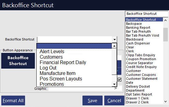 Screen Function List Function List