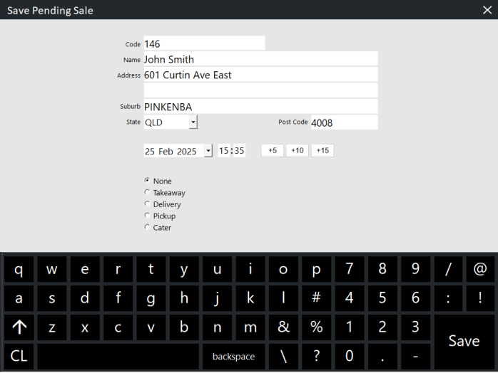 Configuring and Using Pending Sale Bar Codes