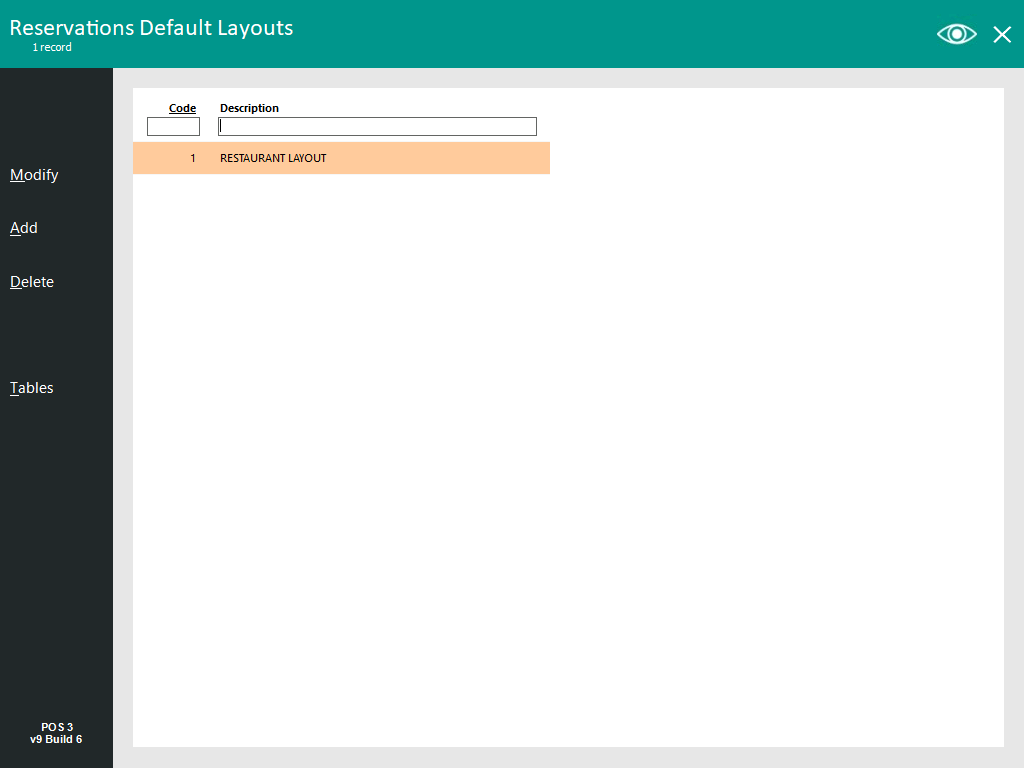 Setup Reservations