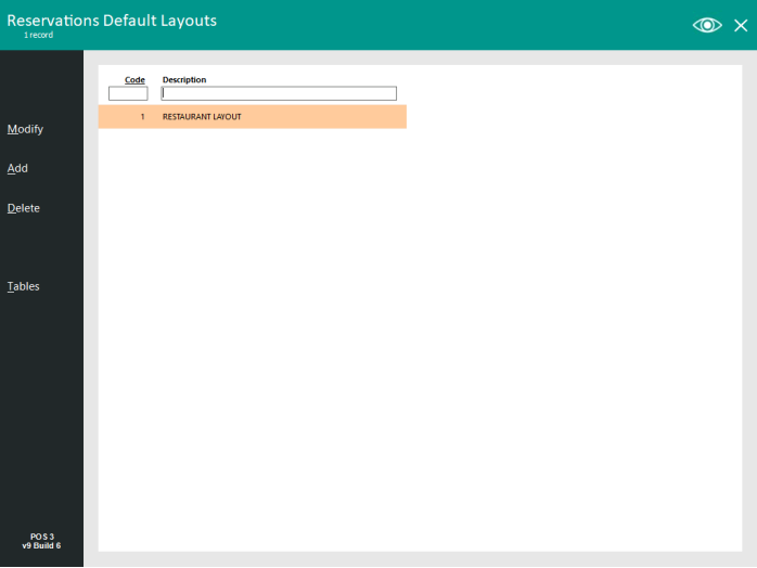 Setup Reservations